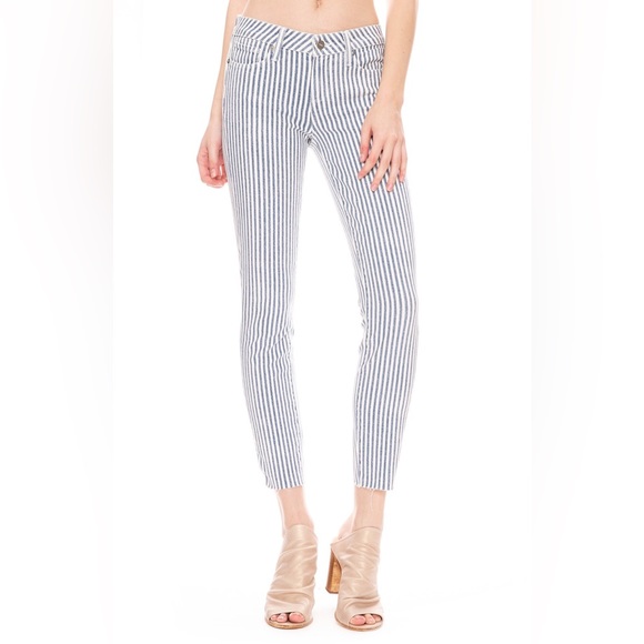 Paige Verdugo jeans size 29. Blue and white - Picture 1 of 8